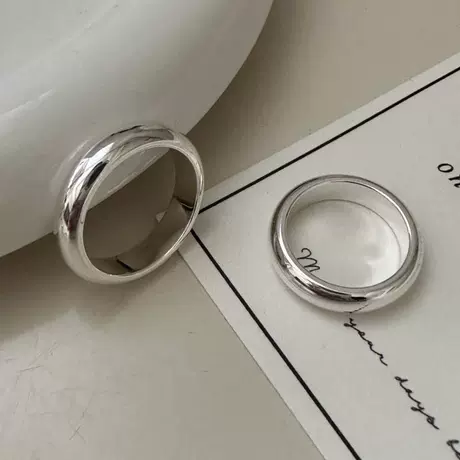 Minimalist Stainless Steel Band Ring - Unisex Style
