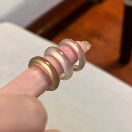 Gold Chain Ring - Trendy Linked Design